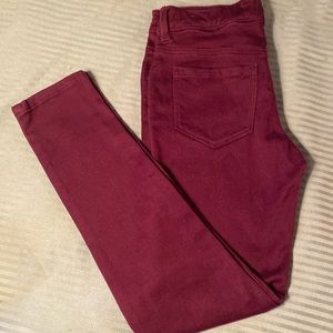 Wine Color MUDD Pants  Size 12 1/2